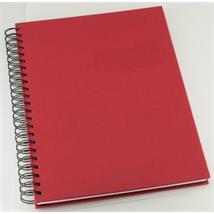Spiralbok A4 linjert 160 sider rød 